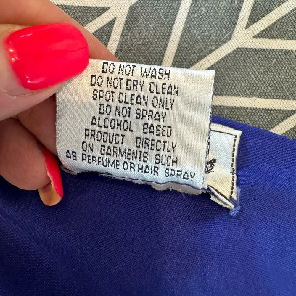 Stenay Blue Beaded Silk Sequined Vintage Jacket